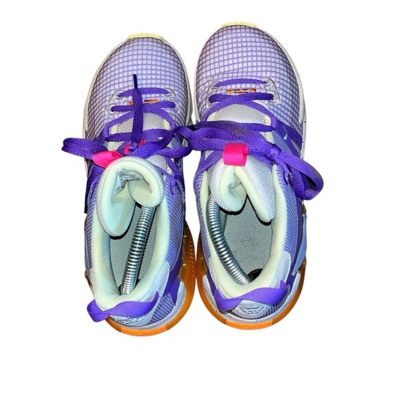 LN Nike LeBron Witness 7 GS Action Grape/Orange Shoes DQ8650-101 Youth Size 5.5 - Picture 3 of 6